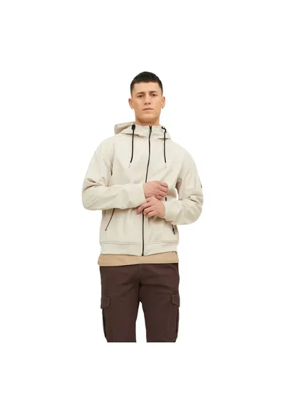 Jacheta JACK &JONES Basic Softshell Hood 50483 - Bej