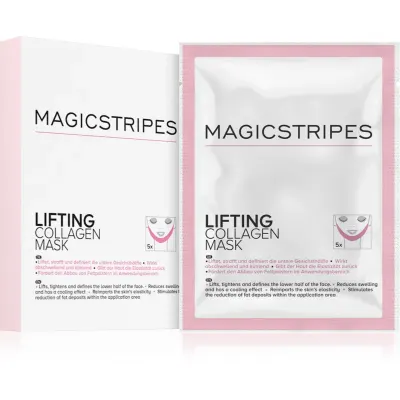 MAGICSTRIPES Lifting Collagen Mask mască de colagen, cu efect de fermitate 5 buc