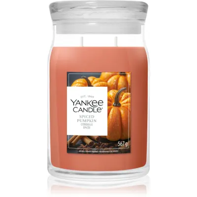 Yankee Candle Spiced Pumpkin lumânare parfumată 567 g