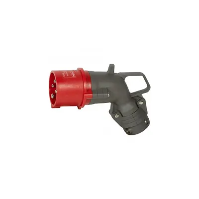 Stecher inclinat Hypra - IP44 - 380/415 V~ - 16 A - 3P+E - plastic