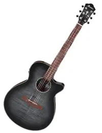 Chitara electrica acustica Ibanez - AEG70, Transparent Charcoal Burst High Gloss