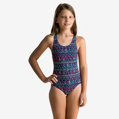 Costum de baie întreg înot Basic Luna Albastru Fete Copii