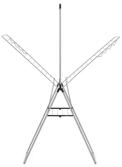 Uscător cu tijă suplimentară Brabantia - HangOn, Metallic Grey, 25 m