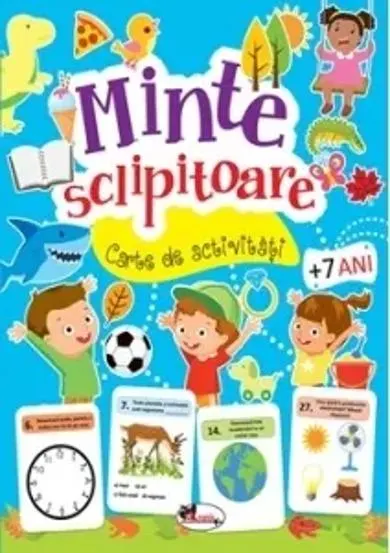Minte sclipitoare. carte de activitati +7ani