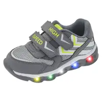 Pantofi sport copii cu luminite Chicco Clip, Gri Inchis, 71162-66P