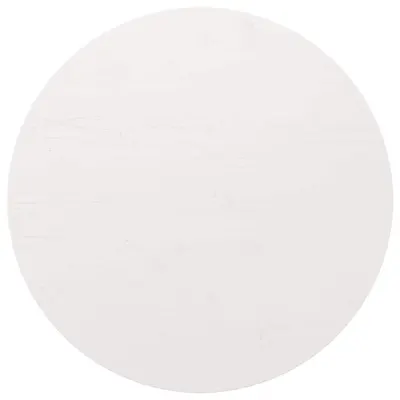 vidaXL Blat de masă, alb, Ø90x2,5 cm, lemn masiv de pin