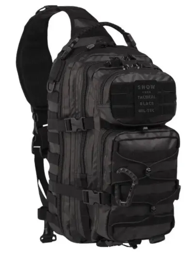 Rucsac Tactical Black one strap 25l Mil-Tec - Default Title