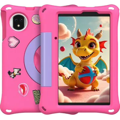 Tableta copii Ulefone Tab A9 Pro Kids, 4G, Dual SIM, 8.68 90Hz, Wi-Fi, 8GB RAM, 128GB, Dual Speakers, Android 15, Pink