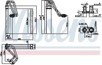 Evaporator aer conditionat potrivit SUZUKI SX4 1.5 1.6 06.06