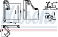 Evaporator aer conditionat potrivit SUZUKI SX4 1.5 1.6 06.06-