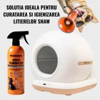 SHAW PetStandard solutie profesionala enzimatica pentru eliminarea mirosurilor & curatare urina, fecale, voma câini și pisici, 750ml