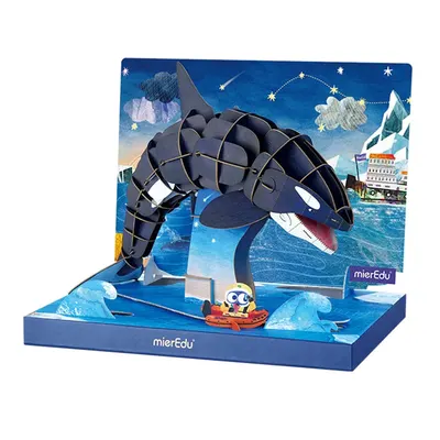 Puzzle 3D 85 piese - Orca (Deluxe)