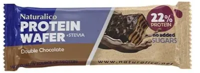 Protein Wafer, ciocolată dublă, 16 buc, Naturalico