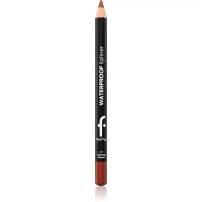 flormar Waterproof Lipliner creion contur pentru buze, waterproof culoare 211 Classical Brown 1.14 g