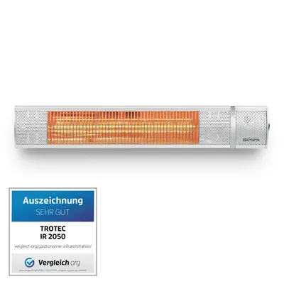 Radiator cu infrarosu IR 2050, Telecomanda, Putere 2000W, 3 Trepte de incalzire, Montabil pe perete, Protectie IP65