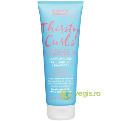 Sampon Hidratant pentru Parul Cret Uscat cu Acid Hialuronic Thirsty Curls 250ml