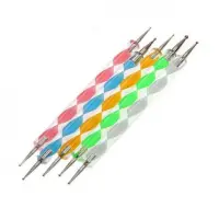 Set 5 Punctatoare cu Capete Duble pentru Nail Art