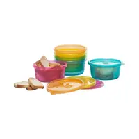 Set 6 boluri cu capac pentru alimente 0+ Nip 37063