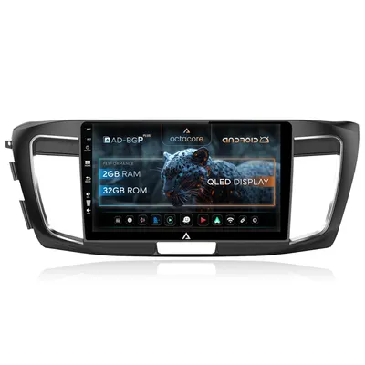 Navigatie Honda Accord 9 (2013-2017), Android, P-Octacore 2GB RAM + 32GB ROM, 10.1 Inch - AD-BGP10002+AD-BGRKIT002