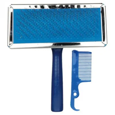 Set perie moale curatitor de perie pentru caini Trixie 11 14 cm
