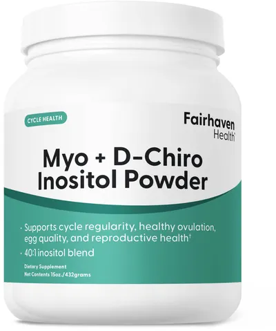 Myo + D-Chiro Inositol Powder, 180 doze, Fairhaven Health