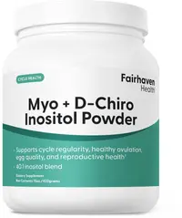 Myo + D-Chiro Inositol Powder, 180 doze, Fairhaven Health