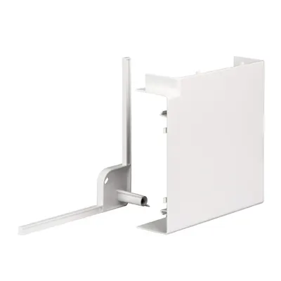 OptiLine 45 - cot 90° - 185 x 55 mm - PC/ABS - alb polar