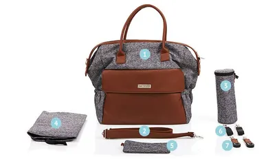 Geanta Jetset Graphite Grey Abc Design 2018