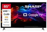 Sharp televizor smart - 85HP5265E, 85'', QLED, 4K Ultra HD, HARMAN KARDON Audio 20W, Google TV, negru