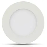 Panou LED rotund incorporabil 18W 3000K alb cald V-TAC SKU-718