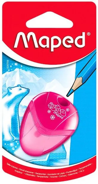 Ascuțitoare Maped Igloo - Roz, simplă
