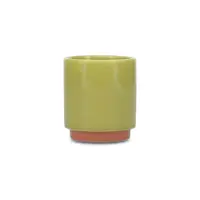 Ceașcă verde/portocalie din gresie ceramică 270 ml Duo – ONA