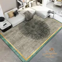 Covor 150x230cm pentru Dormitor si Living, Bej - Gri