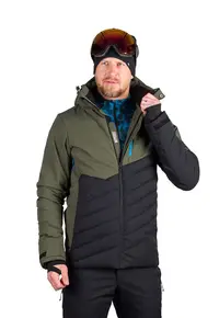 Geaca schi 2L 10K/10K barbati Zygmunt - Negru/Kaki