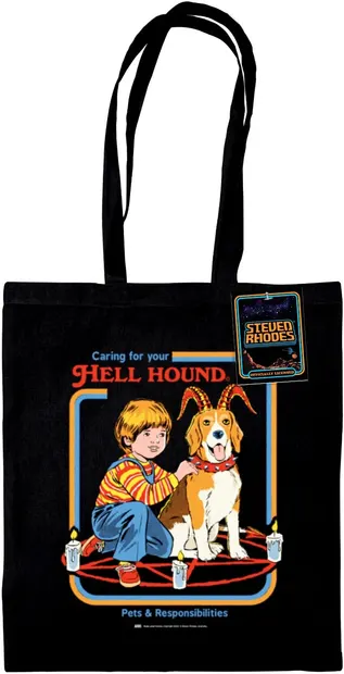 Geantă de cumpărături Pyramid Art: Steven Rhodes - Hell Hound