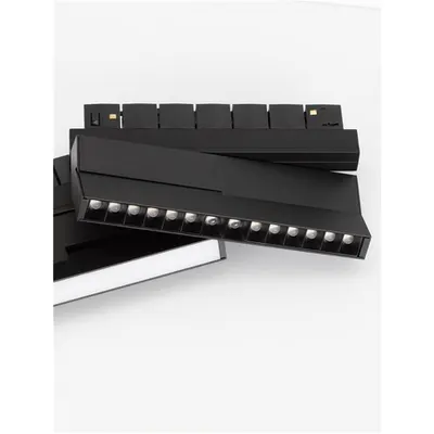 Sistem iluminat pe sina BREDA MAGNETIC Nisipiu Negru Aluminiu DALI 15W DC48V Philips 737Lm >90 3000K IP20