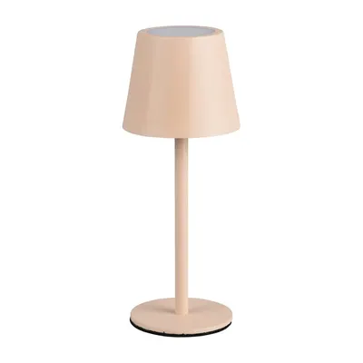Veioză crem LED cu abajur din metal (înălțime 21 cm) Diaz – Reality