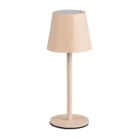 Veioză crem LED cu abajur din metal (înălțime 21 cm) Diaz – Reality