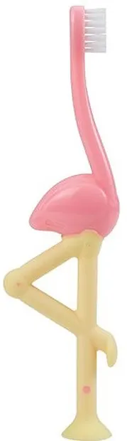 Periuța de dinți și periuța de gingii Dr. Brows's - Flamingo