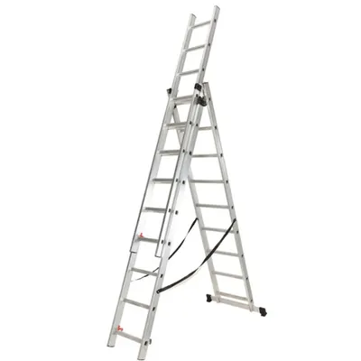 Scara Aluminiu Multifunctionala,3 tronsoane,9 trepte,Rotor KME309