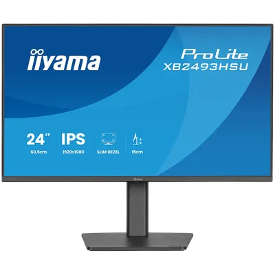 IIYAMA Monitor LED XB2493HSU-B1 23.8" IPS 1920x1080 120Hz, 16:9. 350cd, 1500:1, 1ms, HDMI, DP, USB HUB, Full Ergo, Pro