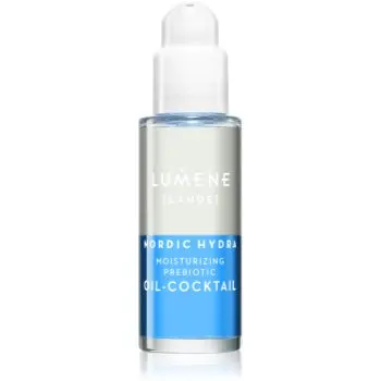 Lumene Nordic Hydra [LÄHDE] Moisturizing Prebiotic Oil-Cocktail ser bifazic pentru pielea uscata si deshidratata