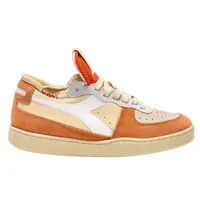 Bărbați Diadora Mi Basket Row Cut piele de căprioară portocaliu pantofi