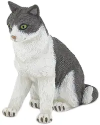 Figurina Papo Dog and Cat Companions – Pisica asezata