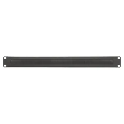 19'' Cable Management Panel - With Brushes - 1u - Black