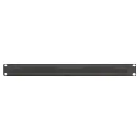19'' Cable Management Panel - With Brushes - 1u - Black