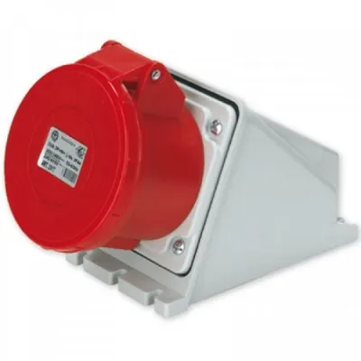 Priza industriala 32A, 380V, 5P - montaj aparent
