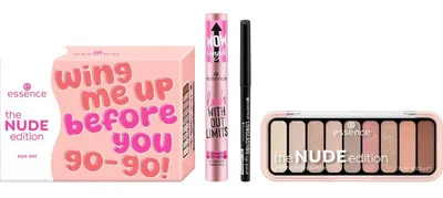 Essence Set cadou pentru ochi The Nude Edition, 3 piese
