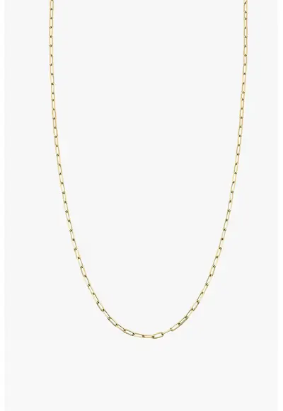 Colier-lant placat cu aur de 14K - Auriu