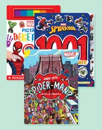 Pachet 3 carti Marvel activitati pentru cei mici